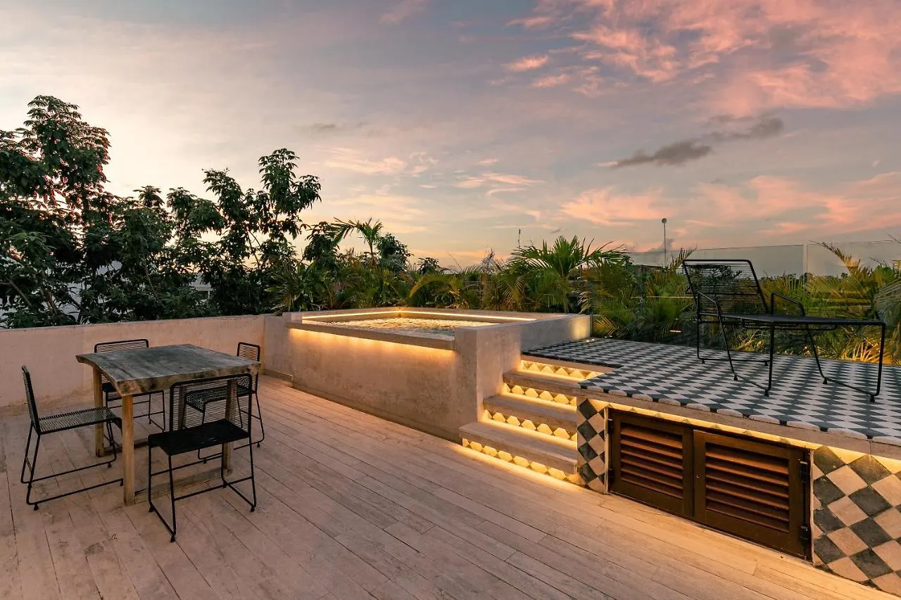 403 Stunning Rooftop Apartment For Couples W/Private Pool Tulum